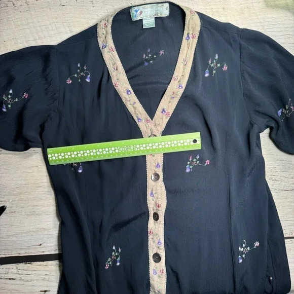 One of a kind wearable art. Hand painted dress by Papy Boez size small/ medium - Picture 10 of 13